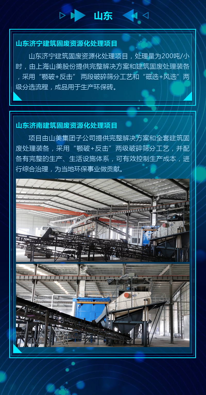 2020成績單｜山美集團(tuán)建筑固廢資源化部分項目錦集